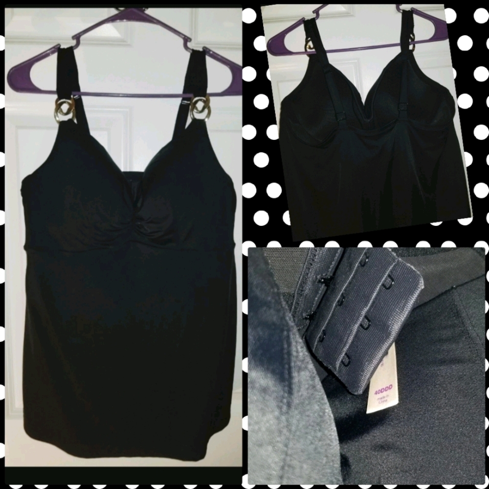 Tankini Top w/ Built-in Underwire Bra